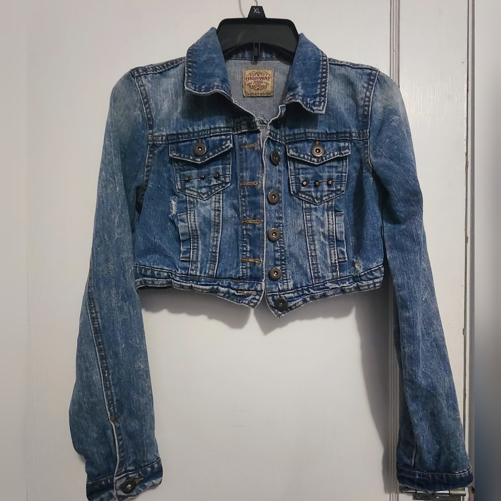 Cropped Jean Jacket